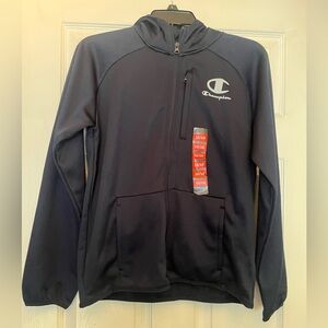 Kids Champion Dark Blue Zip-Up Hoodie